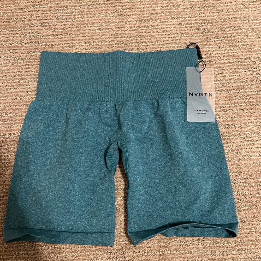 NVGTN Teal Pro Shorts